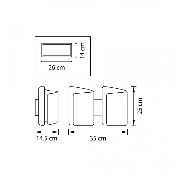 Настенное бра Lightstar Pittore 811620