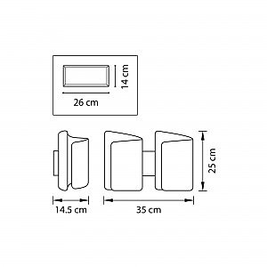 Настенное бра Lightstar Pittore 811620