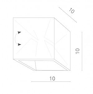 Уличный LED настенный светильник Arte Lamp Rullo A1414AL-1WH