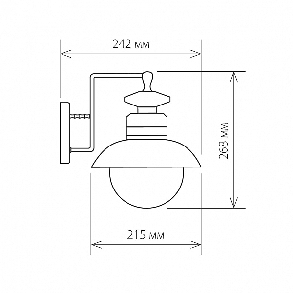 Уличный настенный светильник Elektrostandard Talli Talli D черный (GL 3002D)