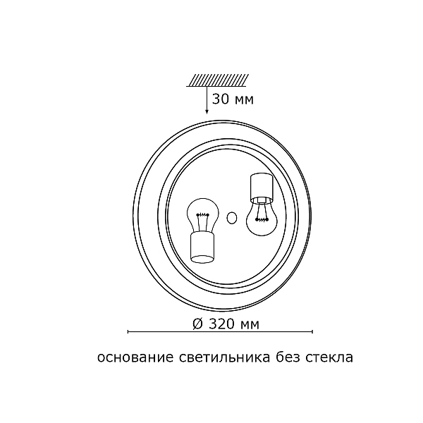 Настенно потолочный светильник Sonex 2231/S