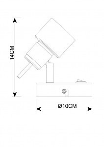 Светильник спот Arte Lamp Almach A1906AP-1WH