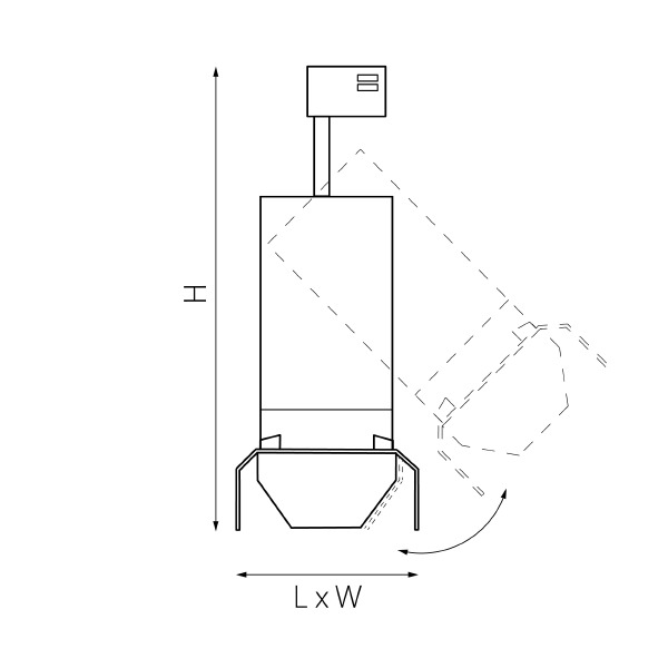 Трековый светильник Lightstar Canno C127497