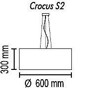 Светильник подвесной TopDecor Crocus Crocus Glade S2 01 09g