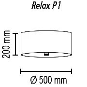 Светильник потолочный TopDecor Relax Relax P1 10 04g