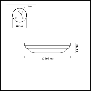 Настенно потолочный светильник Odeon Light Pelow 4956/2