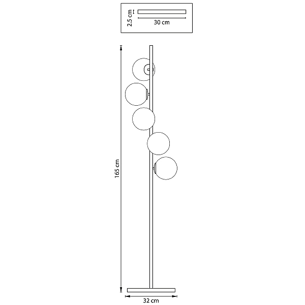 Торшер Lightstar Croco 815753