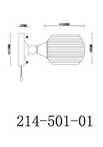 Настенное бра Velante 214-501-01