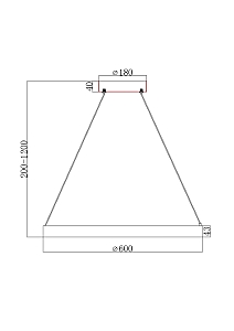 Подвесная люстра Arte Lamp Lao A2189LM-1BK