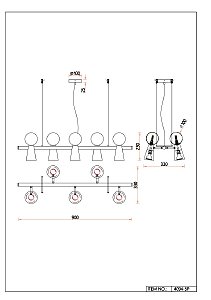 Подвесная люстра Favourite Gnomes 4094-5P