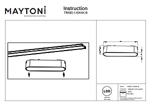 Трековый светильник Maytoni BASIS Radity TR080-1-6W4K-B