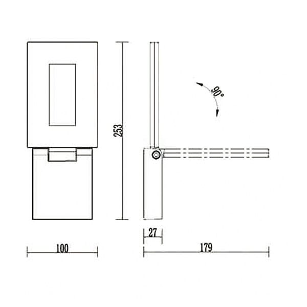 Уличный LED настенный светильник Favourite Flicker 1824-1W