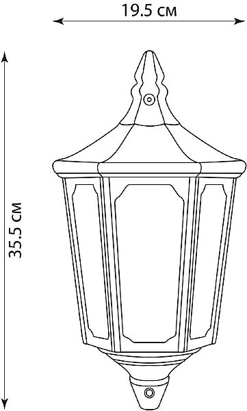 Уличный настенный светильник Feron 11542