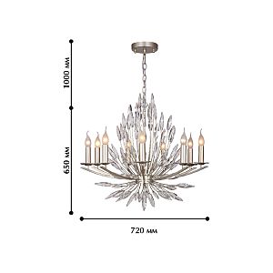 Подвесная хрустальная люстра Feerie Favourite 1932-9P