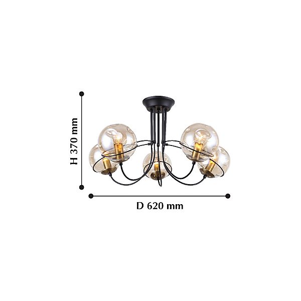 Потолочная люстра F-Promo Grana 2202-5U