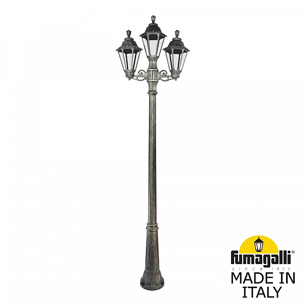 Столб фонарный уличный Fumagalli Rut E26.157.S21.BXF1R