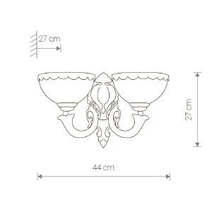 Настенное бра Nowodvorski Olimpia 4357
