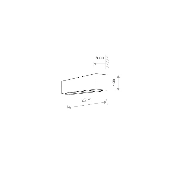 Настенный светильник Nowodvorski Straight Wall 6350