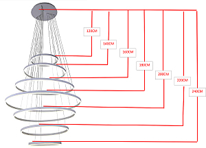 Светильник подвесной KINK Light Тор 08537,01(4000K)