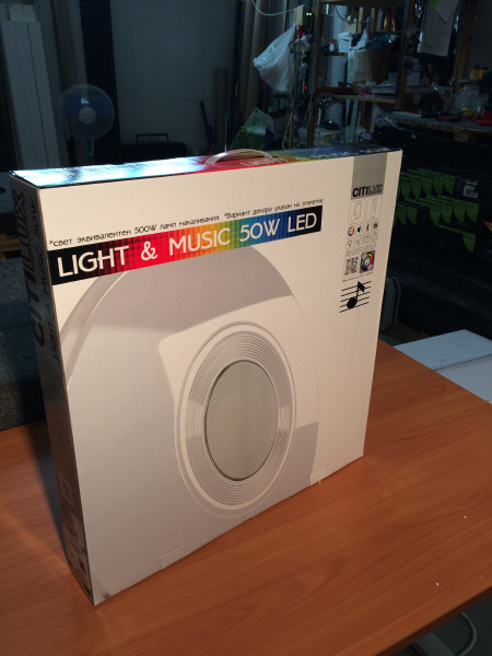 Потолочный LED светильник Citilux Light & Music CL703M60