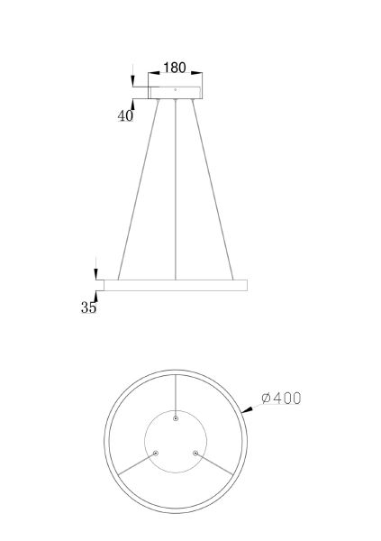 Подвесная люстра Maytoni Rim MOD058PL-L22B4K