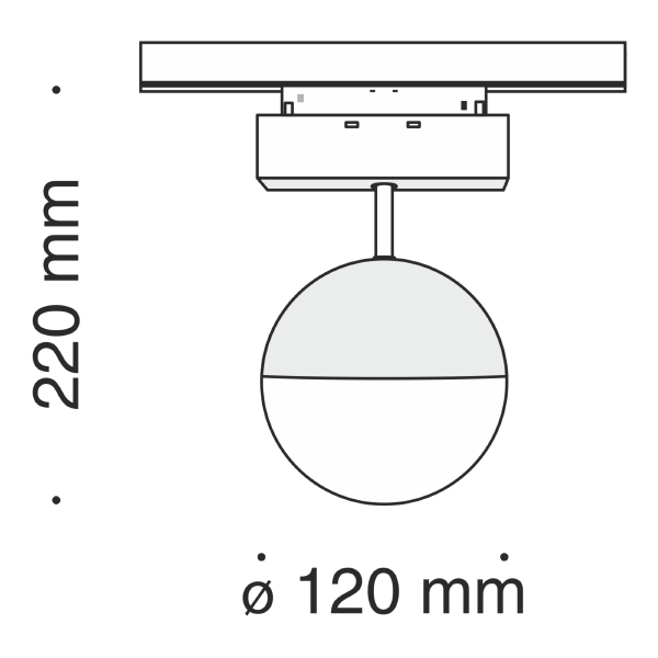 Трековый светильник Maytoni Kiat Gravity TR017-2-10W3K-B