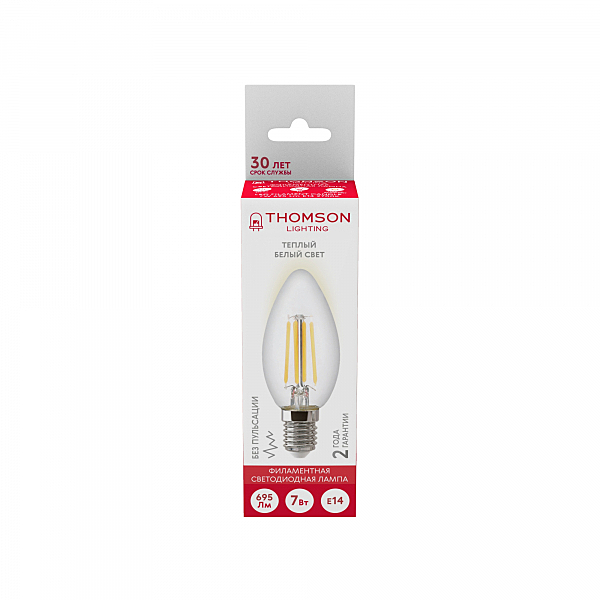 Светодиодная лампа Thomson Filament Candle TH-B2067