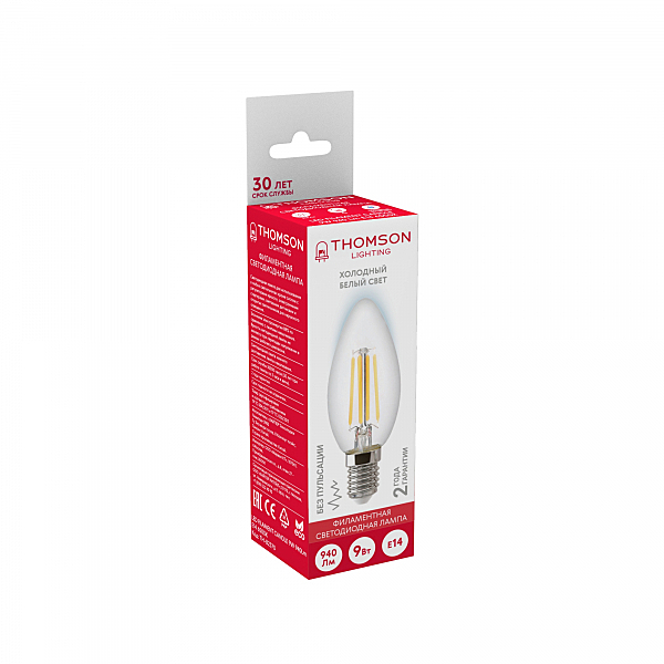 Светодиодная лампа Thomson Filament Candle TH-B2370