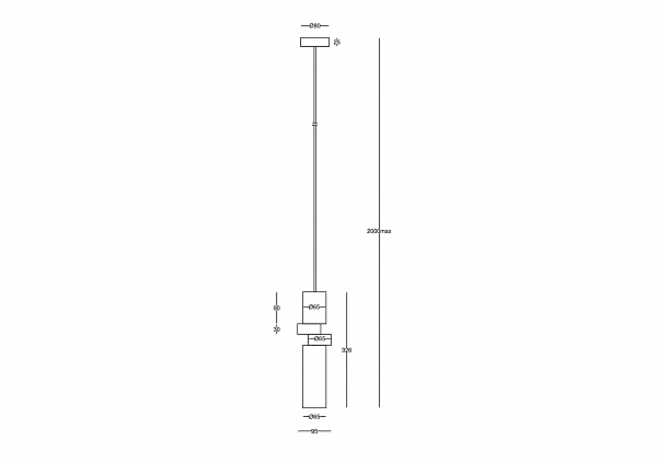 Светильник подвесной Maytoni Palette MOD303PL-01CFL1