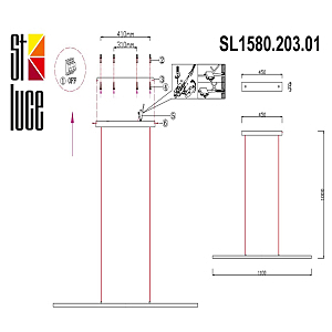 Подвесная люстра ST Luce Ralio SL1580.203.01