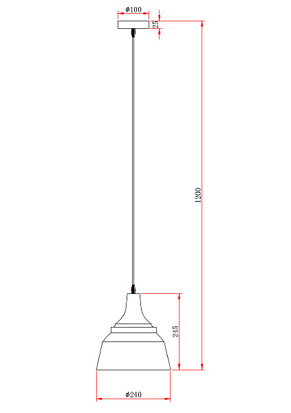 Светильник подвесной Escada Aries 1102/1S