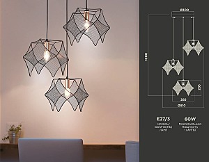 Светильник подвесной Ambrella Traditional TR8427