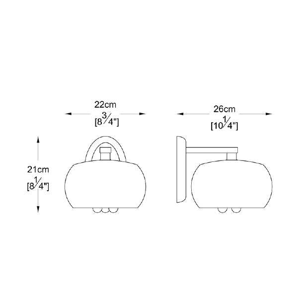 Настенное бра Zumaline Crystal W0076-01D-F4FZ