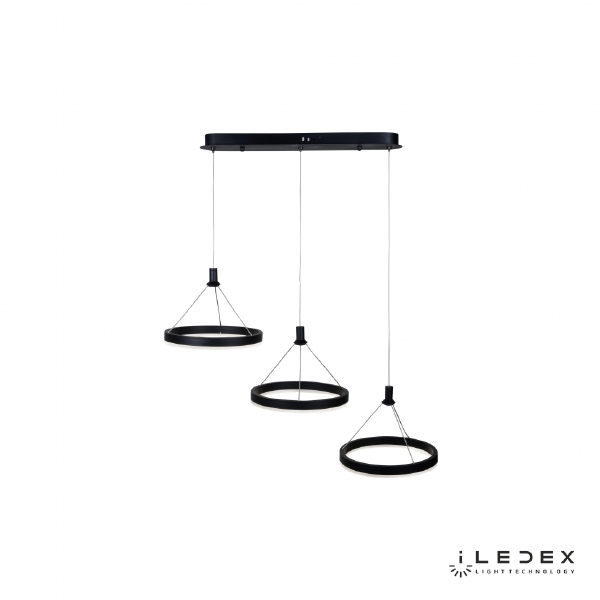 Светильник подвесной ILedex Libra D075-3 BK