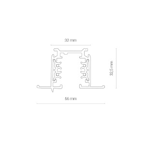 Встраиваемый шинопровод Nowodvorski Ctls Track 8694