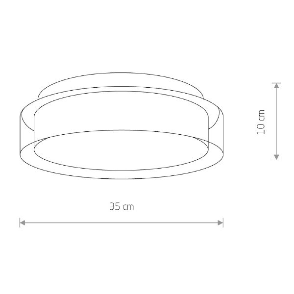 Светильник потолочный Nowodvorski Pan Led 8174