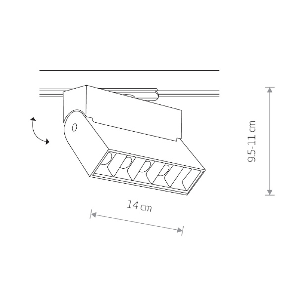 Трековый светильник Nowodvorski Profile Focus Led 7620