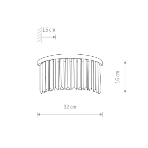 Настенное бра Nowodvorski Cristal 7633