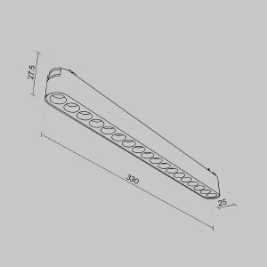 Трековый светильник Maytoni POINTS Radity TR082-1-18W3K-M-B