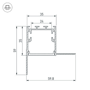 Профиль Arlight Fantom 027159