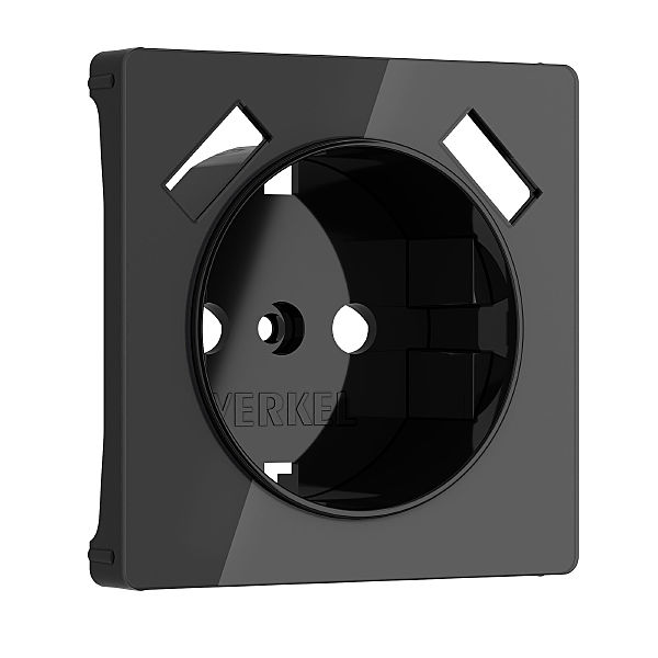 Накладка на механизм Werkel W1179548/ Накладка для розетки USB (черный акрил)
