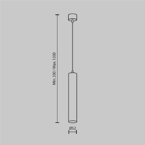 Светильник подвесной Maytoni Pendant P072PL-L12W3K-1