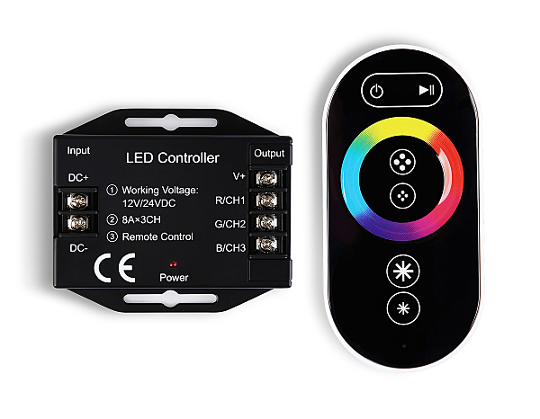Контроллер для светодиодных лент RGB с сенсорным радио пультом Ambrella LED Strip GS11401
