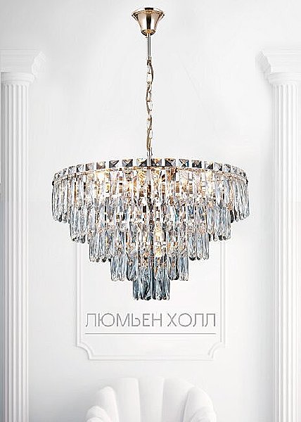 Подвесная люстра Lumien Hall Kristin LH0066/10H-FGD-CL