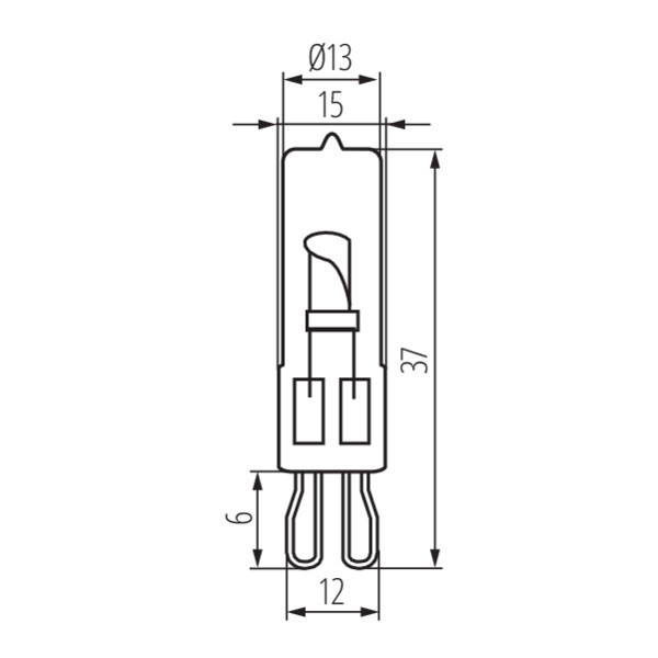 Галогенная лампа Kanlux G9-33W 18421