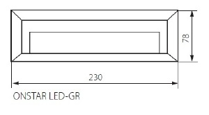 Подсветка для ступеней Kanlux Onstar 22760