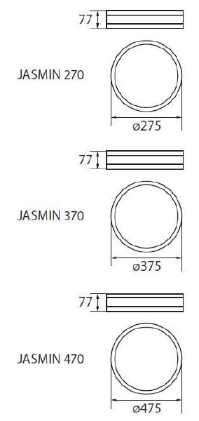 Светильник потолочный Kanlux Jasmin 23122