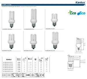 Лампа люминесцентная Kanlux 4U 10685