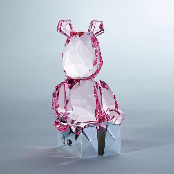 Настольная лампа Notte Giorno Bear sitting bearPink Кристалл