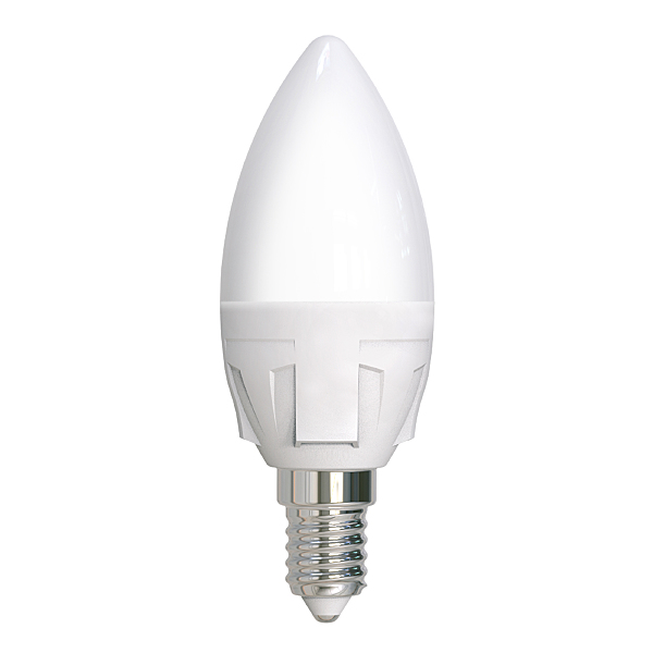 Светодиодная лампа Uniel LED-C37 7W/6500K/E14/FR PLP01WH